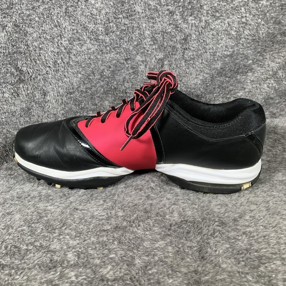 Nike Air Golf Shoes Women's 10 Black Pink Athletic Spiked 418382-010 - Picture 3 of 13